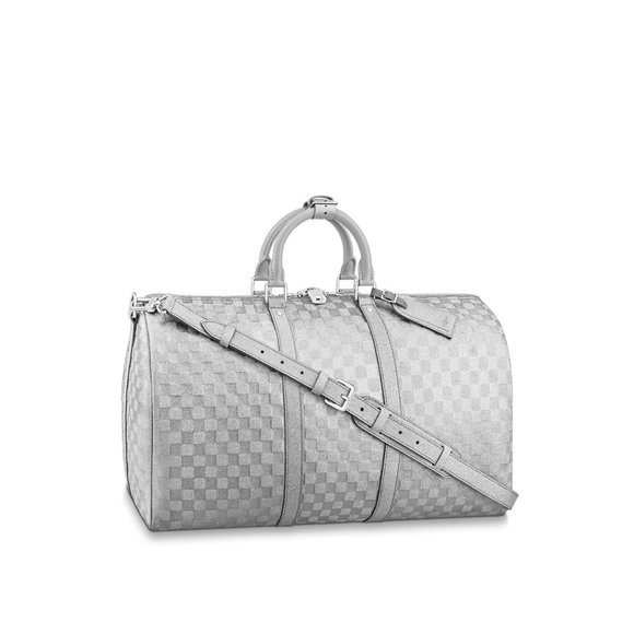 RARE Louis Vuitton Keepall 50 Bandoulière Glitter Capsul by VIRGIL ABLOH - Picture 1 of 13